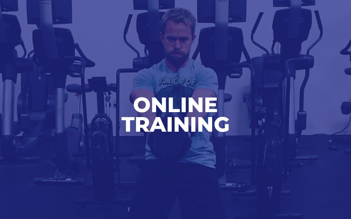Kevin Neeld demonstrating a kettlebell swing