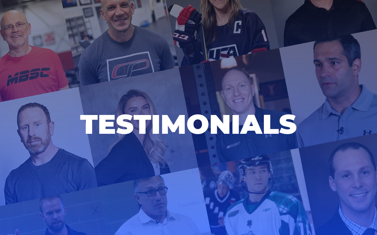Testimonials megamenu collage landscape